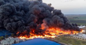 Crni dim stigao i do sjeverne granice BiH: Ogroman požar u Osijeku