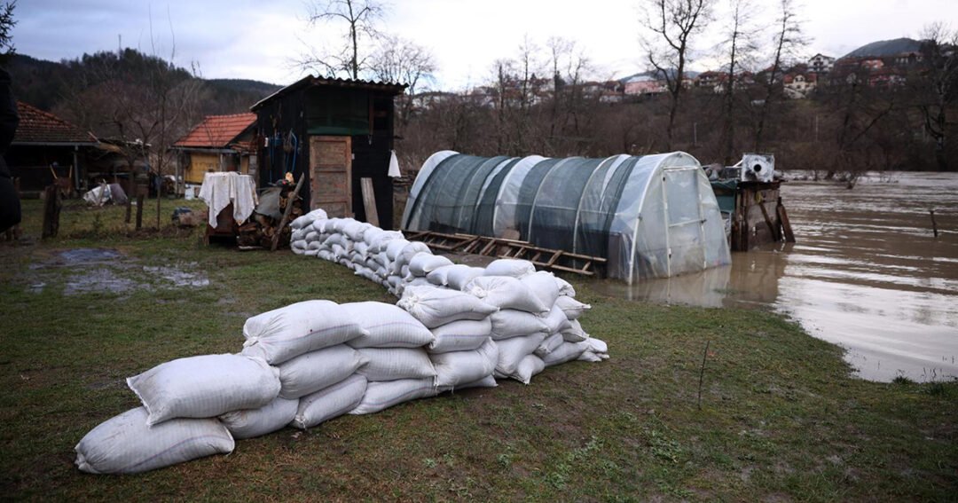 Uslijed izlijevanja rijeke Lim u općini Rudo u BiH ugrožena su četiri naselja
