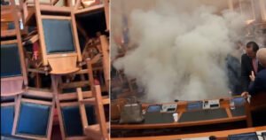 Haos u albanskom parlamentu: Barikade, dimne bombe, teške riječi…