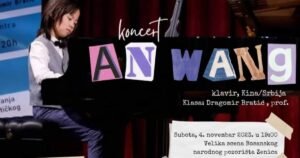 Mali genijalac stiže u Zenicu: Klavirski koncert An Wang u BNP-u