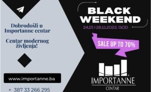 Black Weekend u Importanne centru: Šoping ludnica može početi sa popustima i do 70%