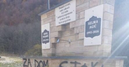 Uvredljive poruke na česmi izgrađenoj u znak sjećanja na Selmu Agić i Editu Malkoč
