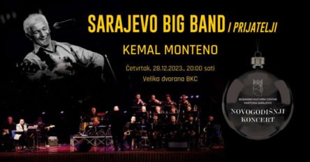 Novogodišnji koncert posvećen Kemalu Montenu 28. decembra