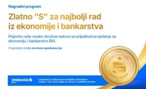 Otvorene prijave za nagradu Sparkasse Banke za najbolji rad iz ekonomije i bankarstva