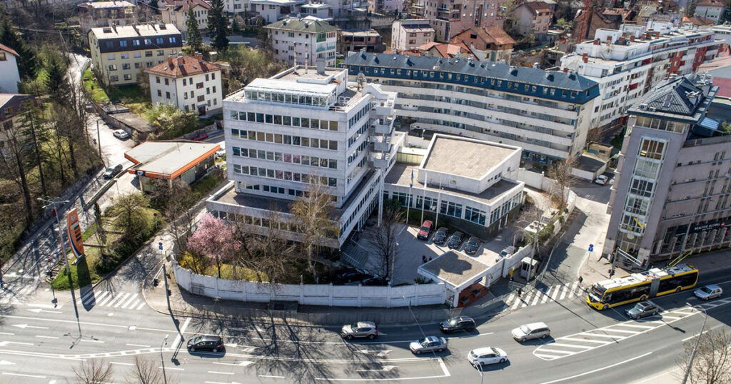 Sarajevo: Pogled iz zraka na zgradu Ureda visokog predstavnika za BiH ohr zgrada