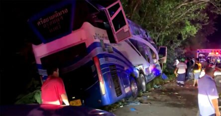 Autobus se zabio u drvo, poginulo je najmanje 14 putnika, više od 20 povrijeđenih