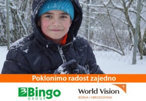 Bingo i World Vision BiH daruju novogodišnje paketiće za 700 ranjive djece u BiH
