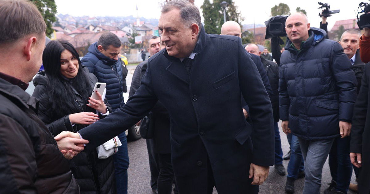 Milorad Dodik Stigao U Sud Bosne I Hercegovine, Ušao Je Na Glavni Ulaz