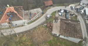 Kako iz zraka izgleda selo gdje je bio epicentar zemljotresa