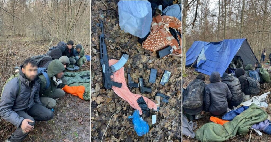 Granična policija BiH objavila fotografije iz dva migrantska kampa, pronađeno oružje