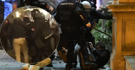 Policija brutalno razbila proteste u Beogradu, tukli greškom i svoje