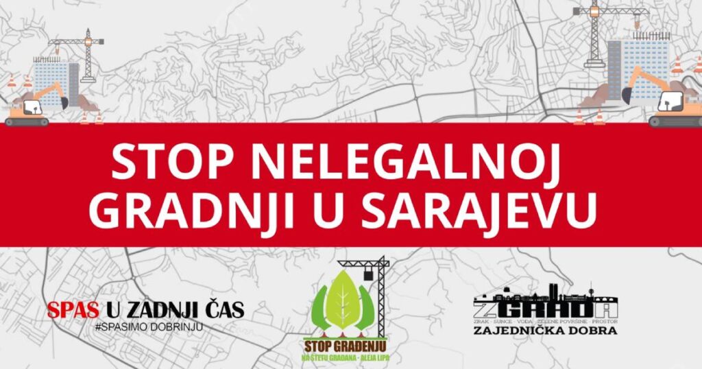 stop nelegalnoj gradnji sarajevo