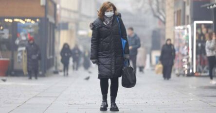 Građanima preporučeno da nose maske zbog velike zagađenosti zraka u Sarajevu