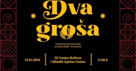 Premijera “Dva groša”: Dramatizacija bosanske narodne bajke u Centru kulture i mladih