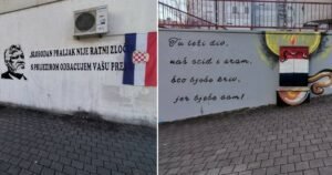 U Čapljini osvanuo još jedan mural posvećen ratnom zločincu Slobodanu Praljku