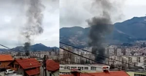 Sarajevo: Vatrogasci lokalizovali požar kod škole na Čengić Vili