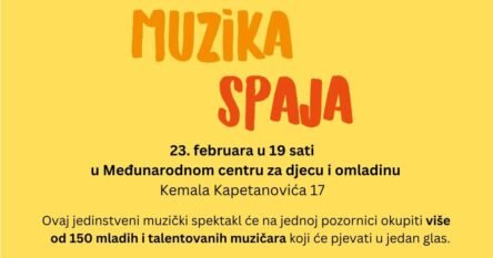 “Muzika spaja” – zajednički koncert mladih iz Sarajeva, Istočnog Sarajeva i Niša