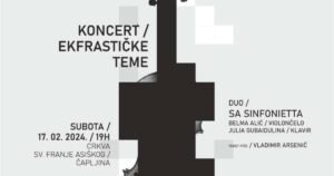 U Čapljini u subotu koncert dua “SA Sinfonietta”