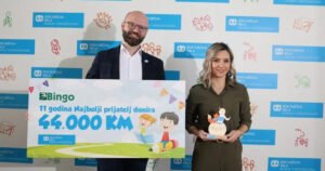 Donirali 44.000 KM: Bingo već 11 godina najbolji prijatelj SOS Dječijih sela u BiH