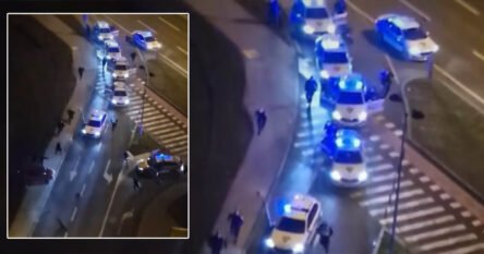 Snimak potjere u Zagrebu: Veliki broj policajaca jurilo automobil koji se na kraju slupao