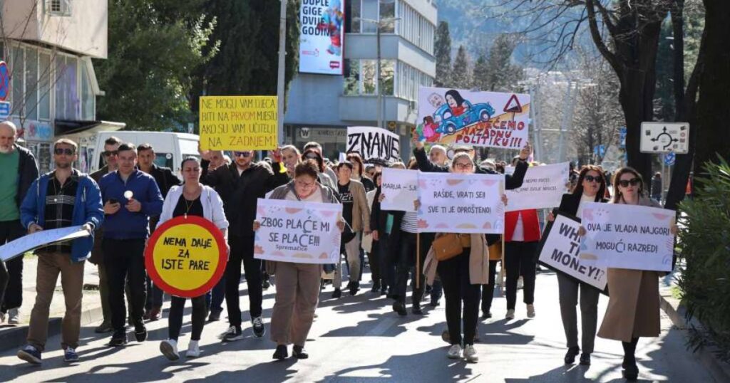 prosvjetni radnici protesti mostar