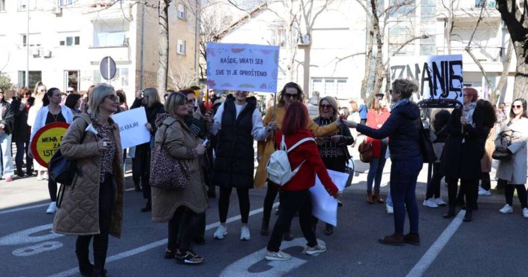 prosvjetni radnici protesti mostar