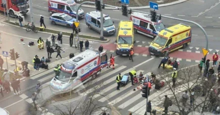 Pokosio najmanje 19 ljudi na tramvajskoj stanici, tokom bijega udario tri automobila