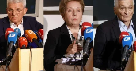 Džaferović, Špirić i Pendeš stali pred novinare nakon propale sjednice
