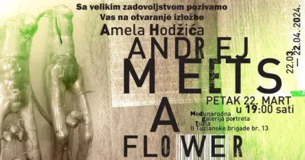 Izložba “Andrej meets a flower” u Međunarodnoj galeriji portreta Tuzla
