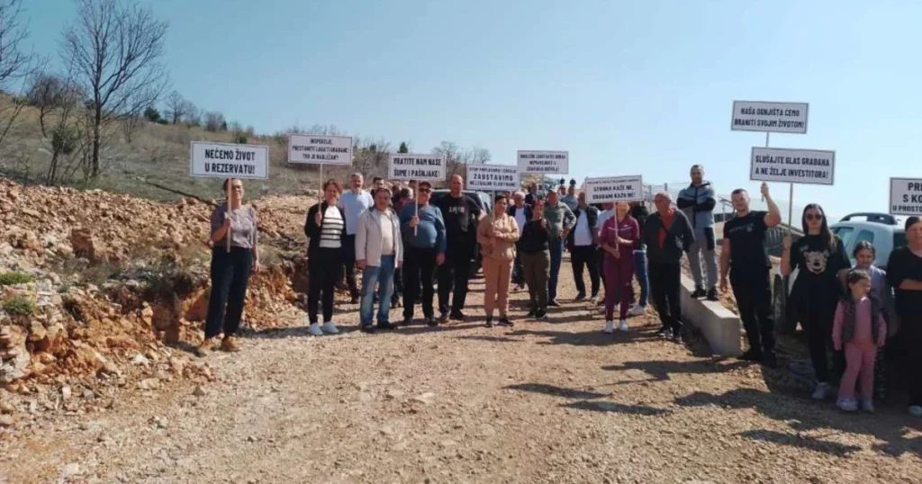 Protest građana sedam mostarskih naselja: Strepimo za svoje živote