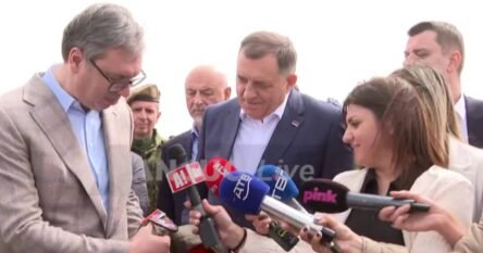 Vučić naručio vojnu jaknu za Dodika, on poručio: Kad pođem u Sarajevo da ponesem