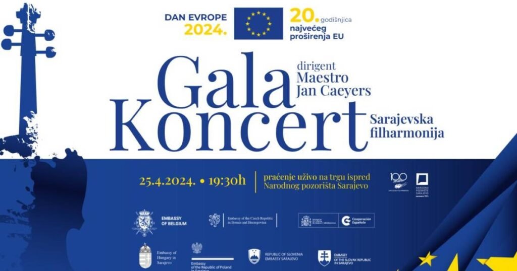 Gala koncert Betovenove 9. simfonije u Narodnom pozorištu u Sarajevu
