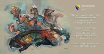 U Zagrebu otvorena izložba sarajevskog slikara Izeta Alečkovića
