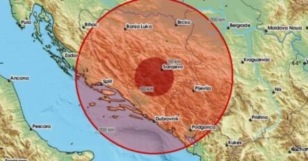Snažan zemljotres pogodio BiH i Crnu Goru: Dugo se treslo