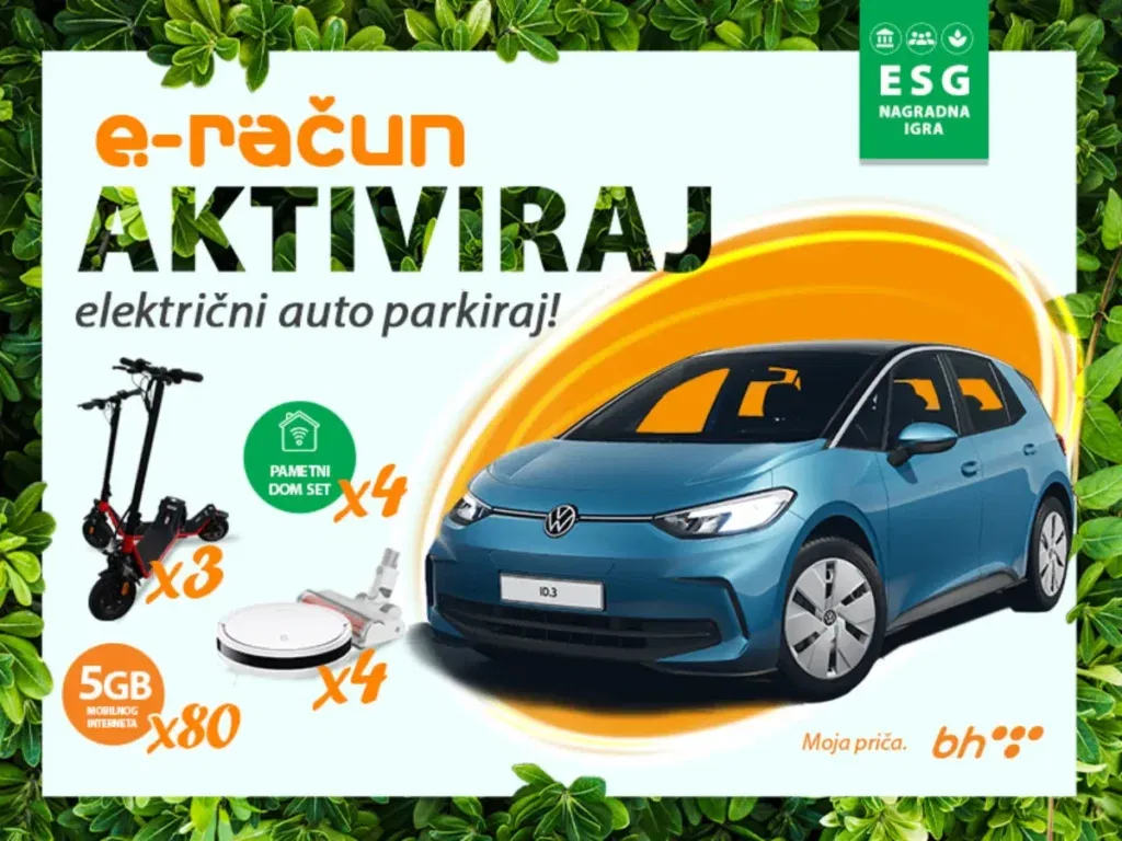 E-račun aktiviraj, električni auto parkiraj!