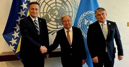 Bećirović i Komšić sa Guterresom: Usvajanjem rezolucije o Srebrenici čuva se kredibilitet UN-a