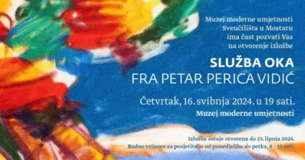 U Sveučilišnoj galeriji izložba slika fra Petra Perice Vidića