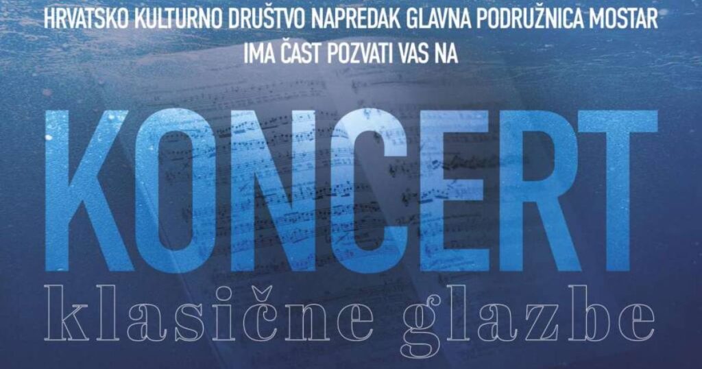 Koncert klasične muzike 1. juna u Kosači