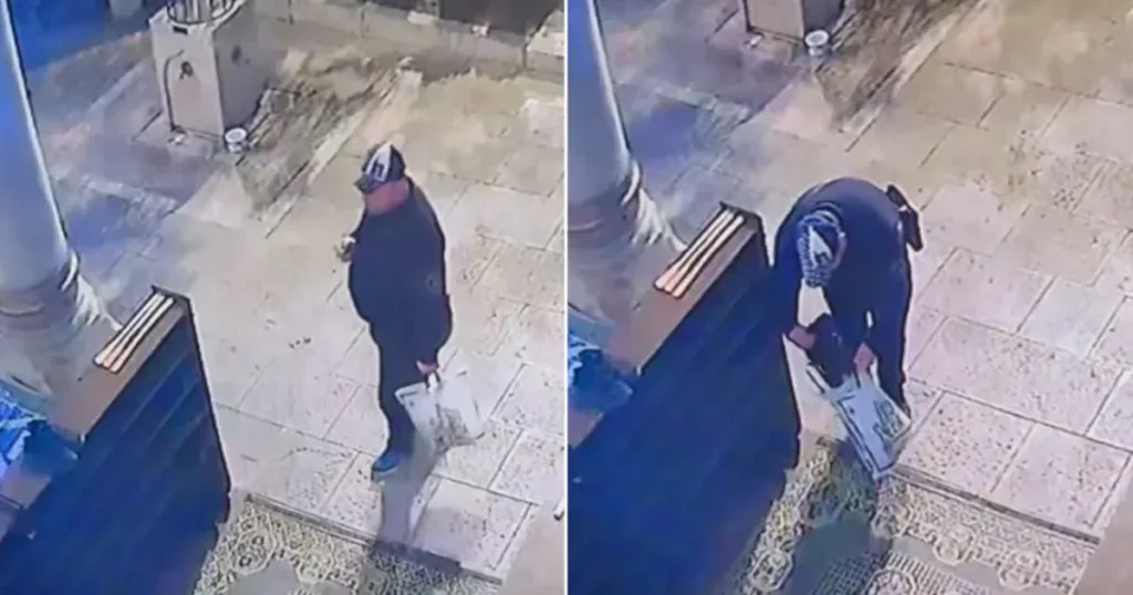 Objavljen snimak: Muškarac ispred džamije ukrao cipele. Poznajete li ga?