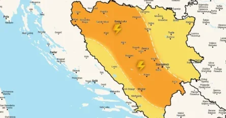 Najavljene intezivne padavine: Dijelovima BiH ponovo prijeti nevrijeme