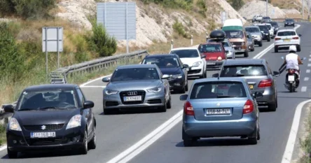 Koliku ćete kaznu platiti ako u Hrvatskoj ne poštujete razmak između vozila