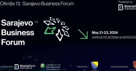 Sutra počinje 13. Sarajevo Business Forum