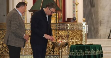 Dodik i Vučić od patrijarha SPC dobili “blagoslov za borbu” protiv rezolucije o Srebrenici