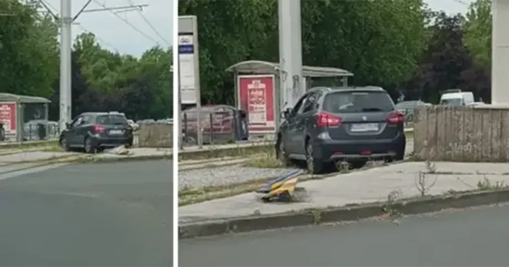 Automobil sletio na tramvajsku prugu i zabio se u stub, vozač u njemu bio mrtav