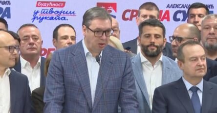 Uprkos nepravilnostima, Vučić proglasio “ubjedljivu pobjedu”