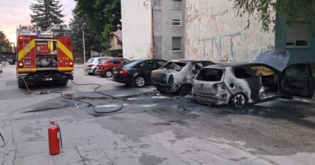 Izgorjela najmanje dva automobila