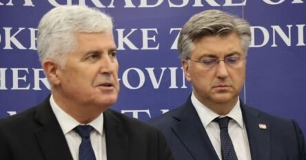 Plenković i Čović: Snažna podrška BiH na europskom putu, ali i saradnja sestrinskih stranaka