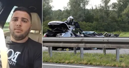 Snimao kako vozi i poginuo: BMW udario u kamion bh. tablica, poginula i žena