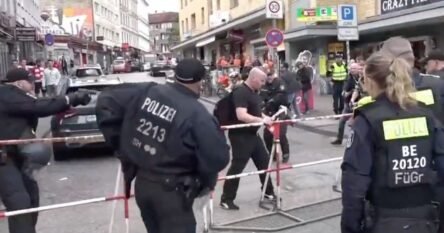 Policija upucala muškarca blizu navijačke zone u Hamburgu, imao je pijuk i molotovljev koktel