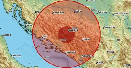 Jači zemljotres pogodio BiH, bio je kratak ali snažan
